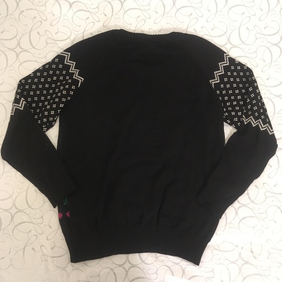 Naughty or Nice Flip Sequin Christmas Winter Sweater XL NWT - Picture 4 of 5